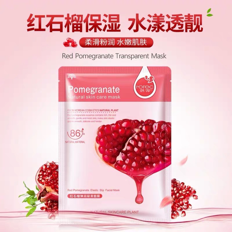 Mặt nạ 9 loại Trái Cây Rorec Natural skin care mask | Thế Giới Skin Care