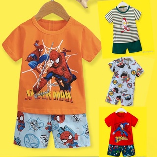 ❤️mẫu mới 2022 ❤️ bộ quần áo thun cotton siêu nhân nhiều mẫu loại 1