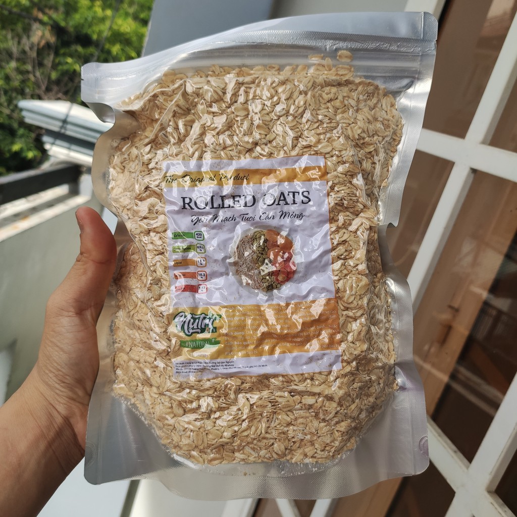 Yến mạch cán mỏng Nutrion 1000gr