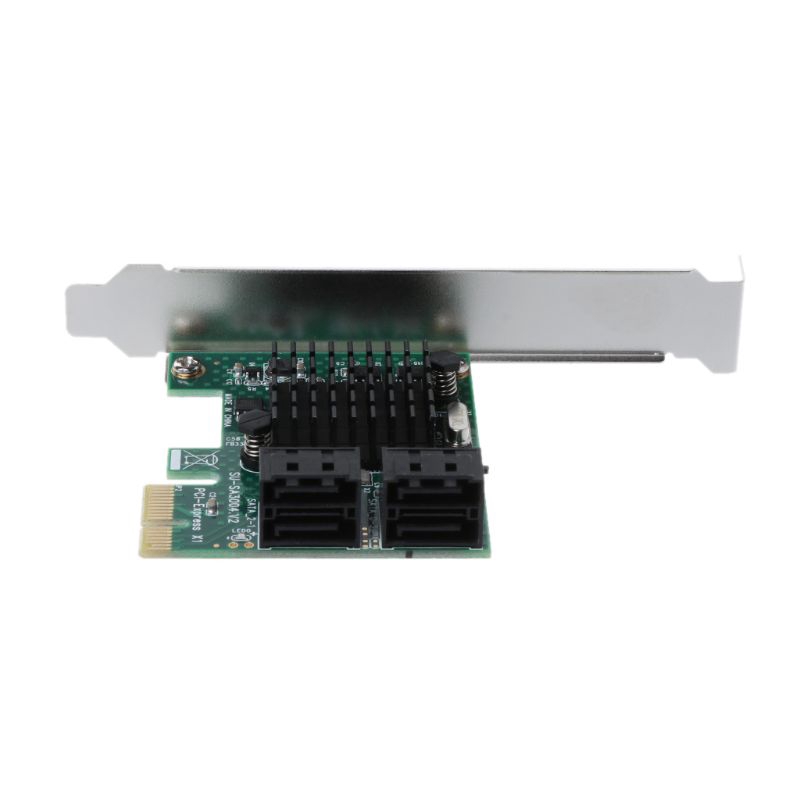 IOR* PCI-E PCI Express 1x To 4-Port Sata 3.0 III 6G Converter Controller Card Adapter