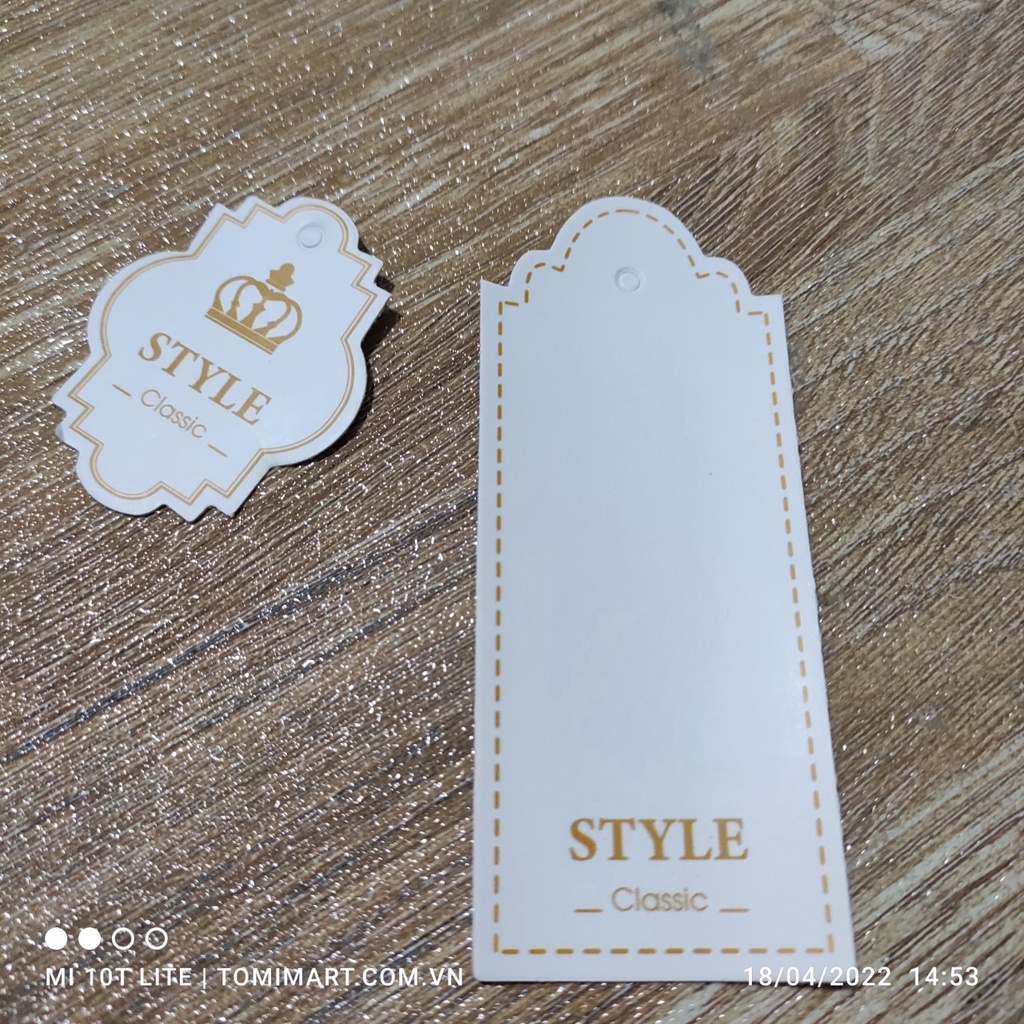 [100 căp ~ 200tag] Tag cặp STYLE - Tag Thời Trang