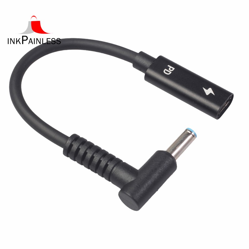 Cáp chuyển đổi Usb Type C Sang Hp4506 góc 90 độ 4.5x3.0mm Cho Laptop HP | WebRaoVat - webraovat.net.vn