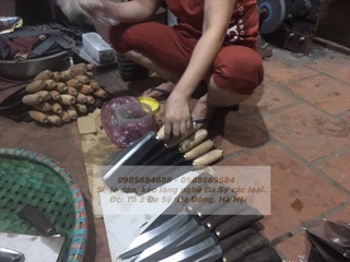 Dao bầu, dao nhọn làng nghề Đa Sỹ