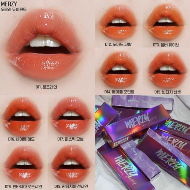 Son Tint Bóng Siêu Lì, Cho Đôi Môi Căng Mọng Merzy Aurora Dewy Tint 5.5g | BigBuy360 - bigbuy360.vn