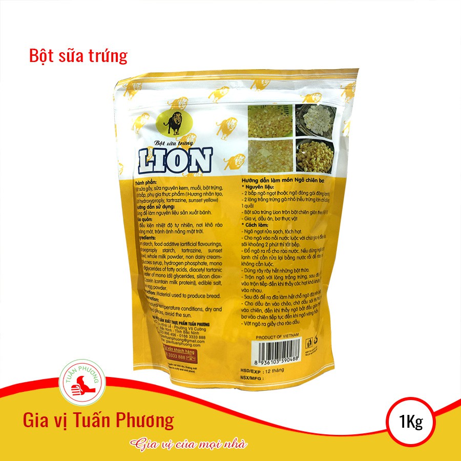 Bột Sư Tử Lion Tuấn Phương 1 Cân ( Gói )