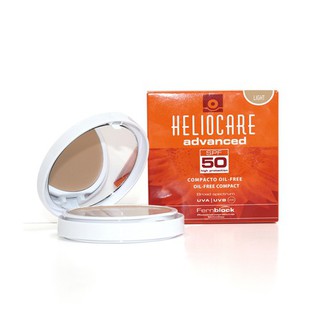 Phấn nền chống nắng màu da Heliocare Oil-Free Compact SPF 50 Light