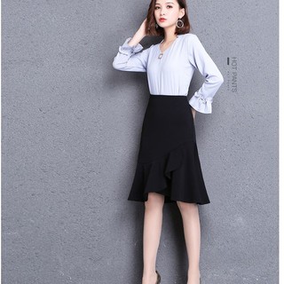 [Freeship] Chân váy công sở nữ dáng xòe