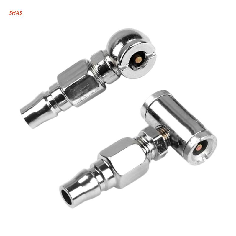 Dụng cụ bơm hơi bánh xe hai đầu đa năng