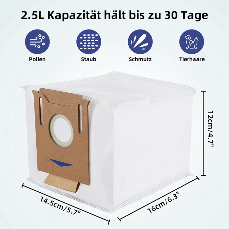 Set 9 Túi Đựng Bụi Cho Robot Hút Bụi ECOVACS Deebot T8 Avid / T8 / N8 Pro Plus / N8 Pro