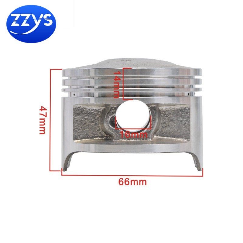 1 Bộ Pít Tông Xi Lanh STD 66mm 66.25mm 66.5mm 66.75mm 16mm Cho Động Cơ Xăng SUZUKI DR200 DF200 GS200 DR DF GS 200