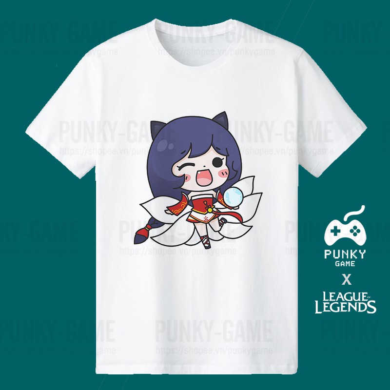 Áo Liên Minh Huyền Thoại (LOL) AHRI Chibi ngắn tay