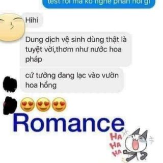 Dung dich vệ sinh cao cấp romance