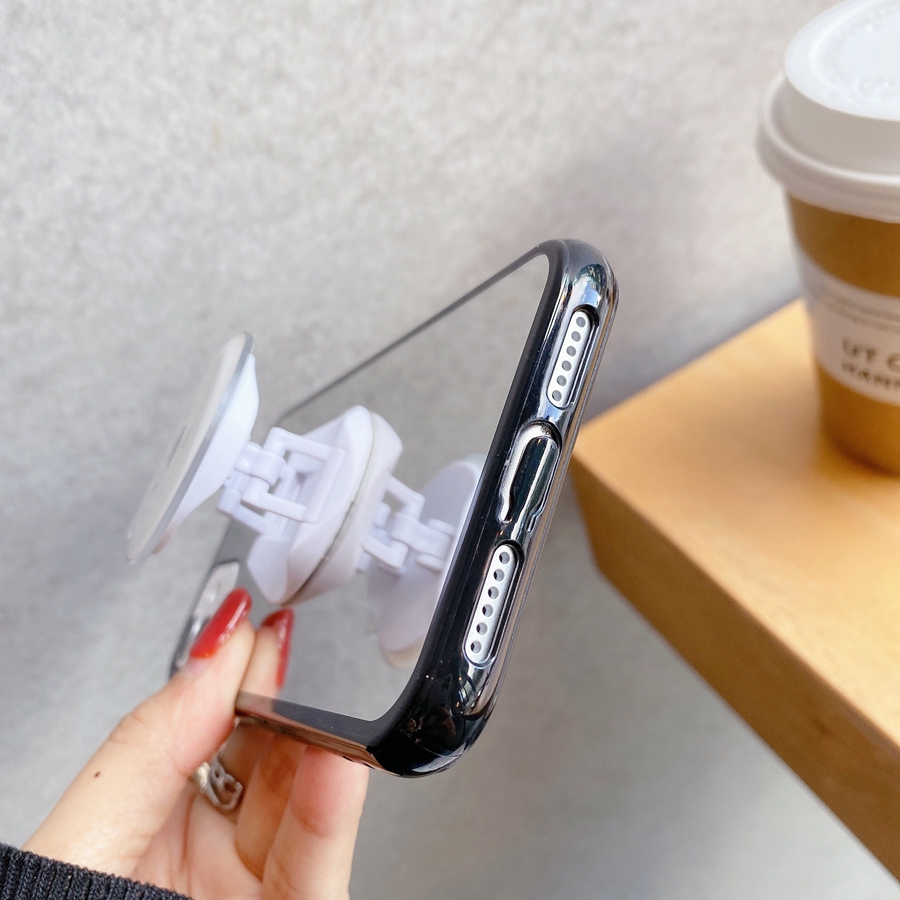Ốp điện thoại tráng gương có giá đỡ hình gấu cho Samsung A51 A71 A21S A31 A11 M11 A20 A30 A10S A20S A10 M10 A | BigBuy360 - bigbuy360.vn