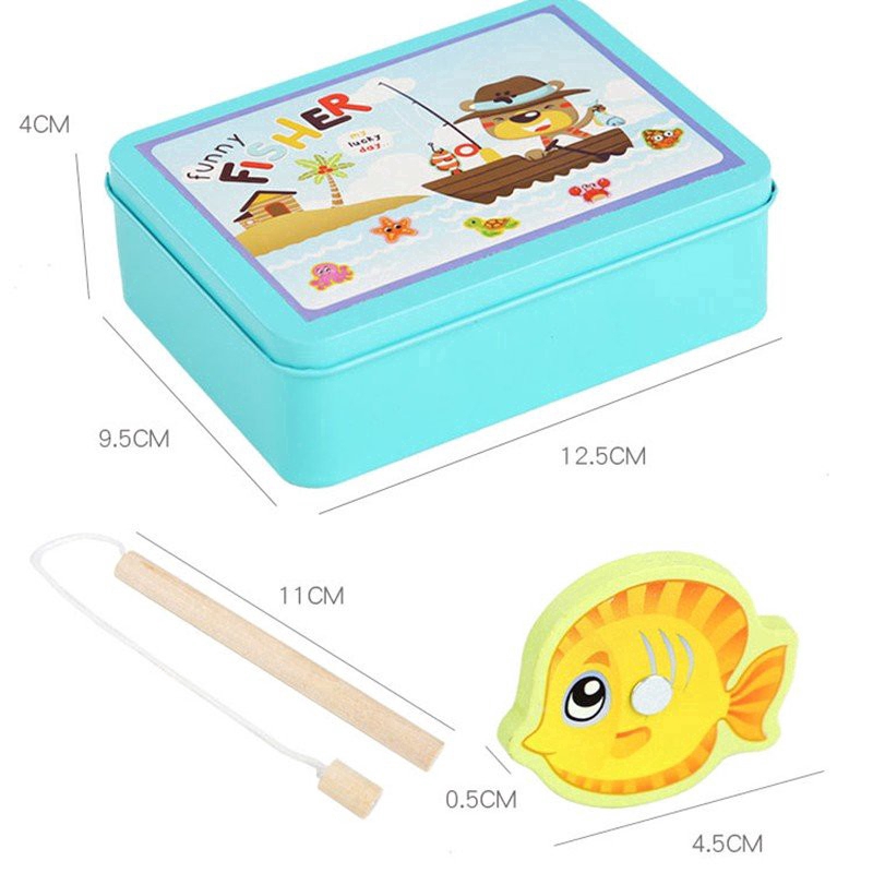 Magnetic Fishing Game Baby Wooden Over Every Family Toys Educational Puzzle Toys