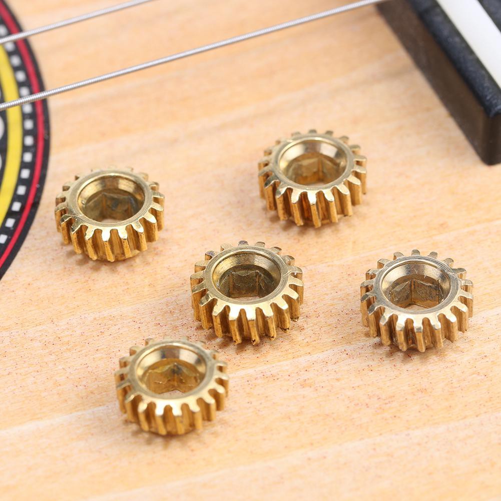 Bộ 6 bánh răng 1/18 bằng sắt chất lượng cao cho đàn guitar
