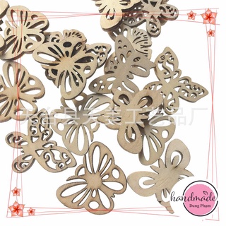 [ 3 chiếc - 3.3cm ] Sick Gỗ Handmade - Nút Handmade  trang trí scrapbook, cúc áo