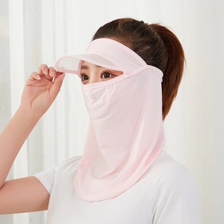 Khẩu Trang chống nắng💥FREESHIP💥 NIJA Che Kín Mặt, Cổ. Khẩu Trang Vải Lụa Lạnh Thoáng Khí