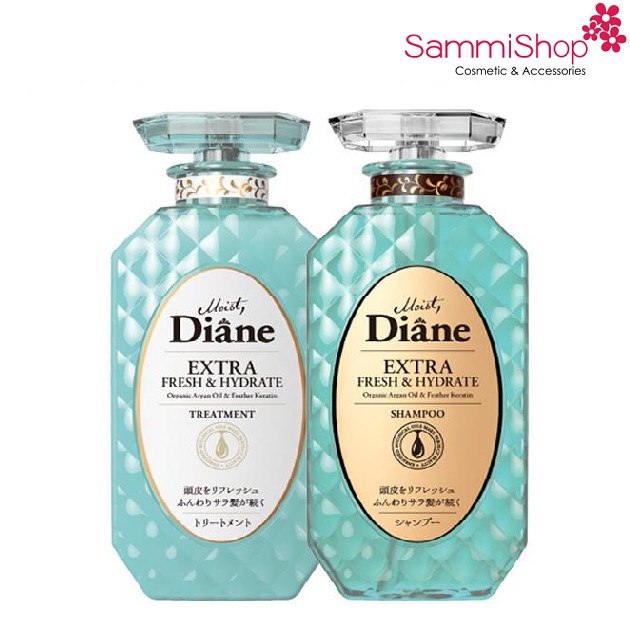 Dầu gội / xả Moist Diane Extra Fresh &amp; Hydrate 450ml