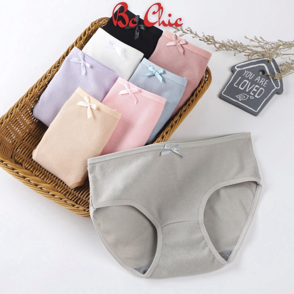 Quần Lót Nữ Cotton kháng khuẩn đính nơ điệu đà dễ thương mã 978 BC_CHIC LINGERIE