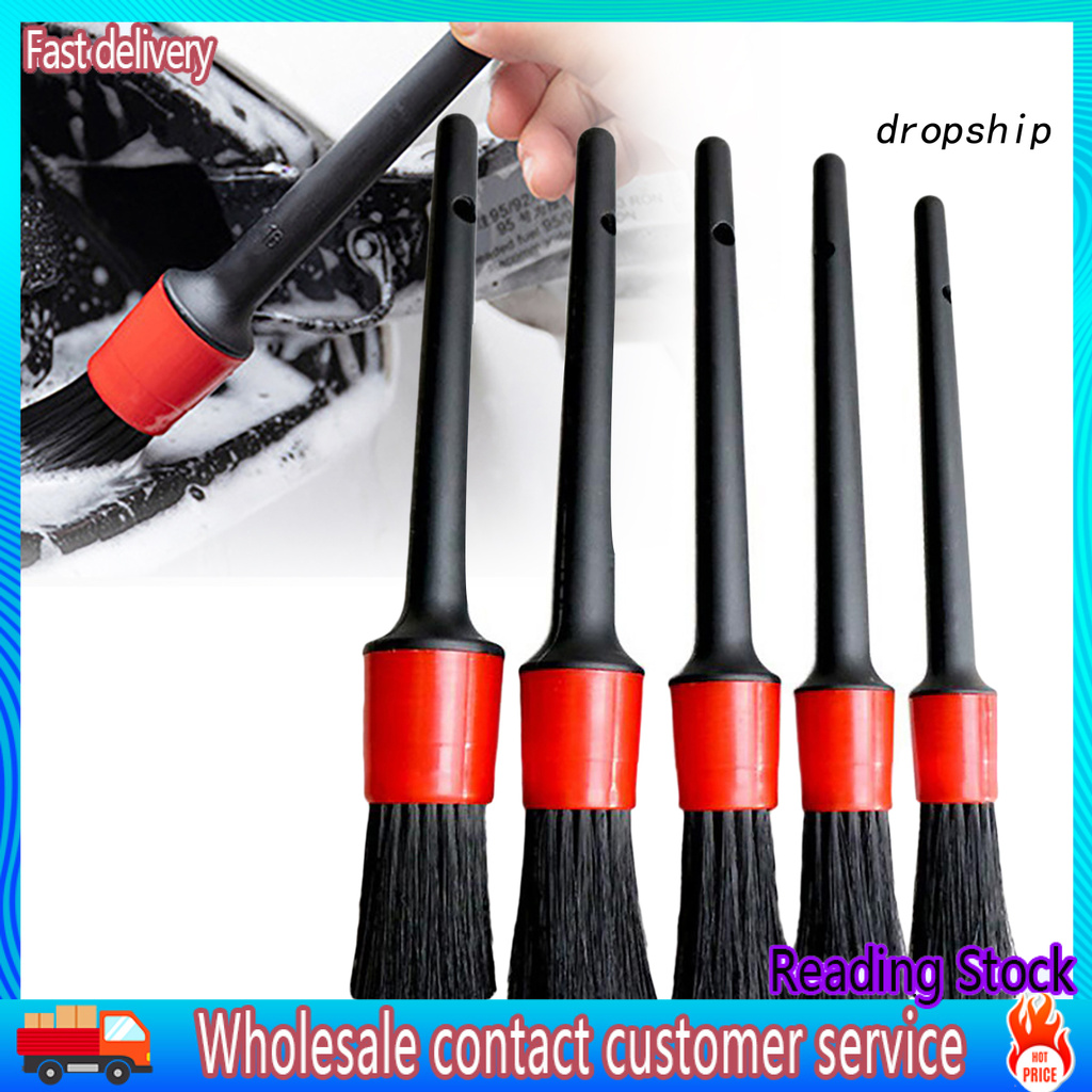 Set 5 Cọ Vệ Sinh Ghế Ngồi Xe Hơi Đa Năng