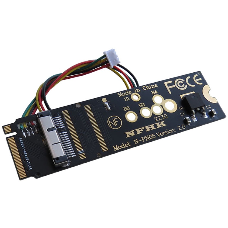 Adapter lắp slot NVME cạc wifi hackintosh BCM94360cs2 dùng cho Nuc8/Nuc10