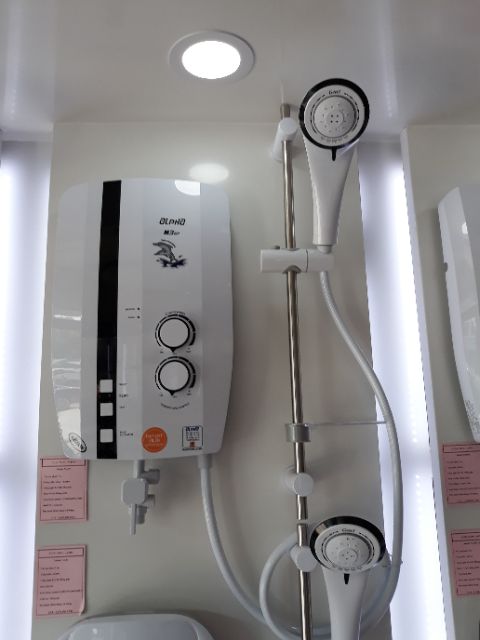 Máy tắm nước nóng trực tiếp nhập khẩu an toàn alpha M3ep