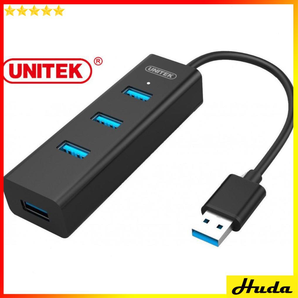 Bộ chia 4 cổng HUB USB 3.0 Unitek Y-3089