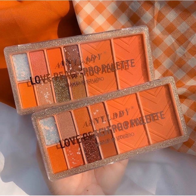 Bảng phấn anylady thái 3in1 Má hồng và phân mắt  kirakia