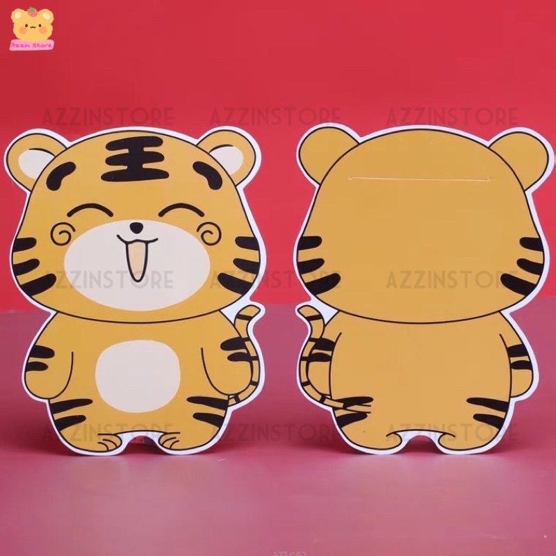 Combo 100 bao lì xì hoạt hình chibi 3D mẫu mới năm 2022