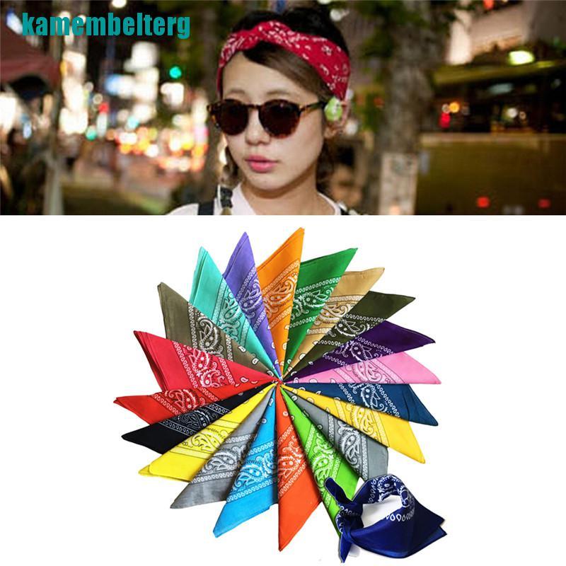 Khăn bandana bằng cotton trùm đầu che mặt khi lái xe máy