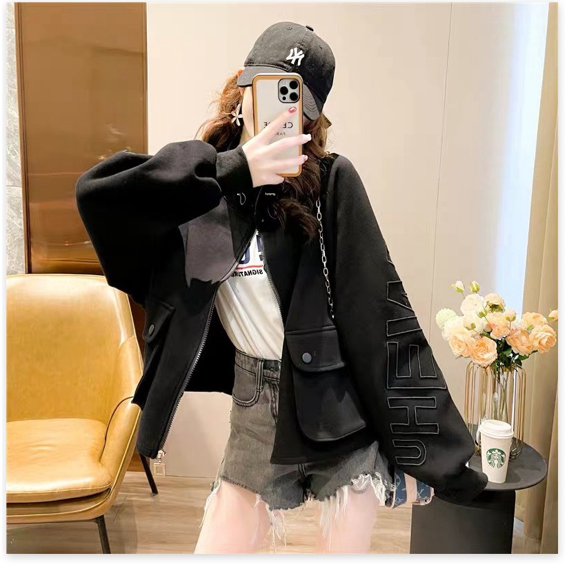 ÁO KHOÁC HOODIE UNISEX, ÁO KHOÁC NỈ CỔ TRỤ TÚI HỘP PHỐI DÂY KHÓA KÉO THỜI TRANG EGUH PHONG CÁCH SIÊU HOT | BigBuy360 - bigbuy360.vn