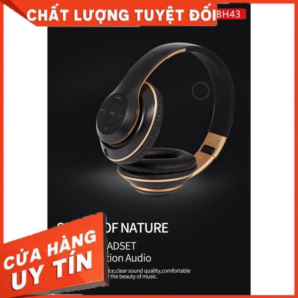 Tai Nghe Chụp Bluetooth Earldom BH43 Chính Hãng Hỗ Trợ Bluetooth 5.0 Không Dây Có Micro Để Chơi Game - BH 1 Năm