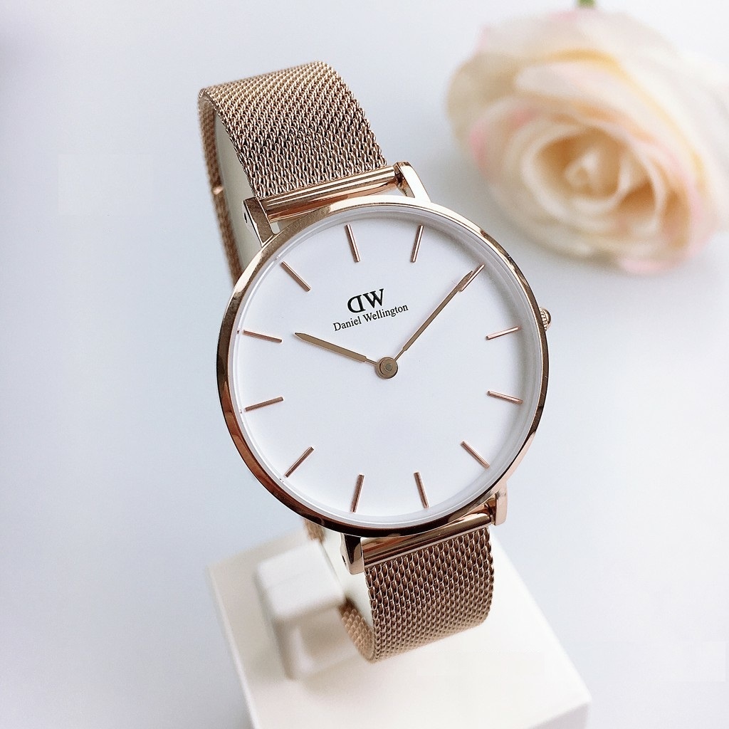 Đồng Hồ DW Cặp Đôi Nam Nữ Dây Thép Lưới Đan Trẻ Trung - Máy Quartz - Bảo Hành 12 Tháng | BigBuy360 - bigbuy360.vn