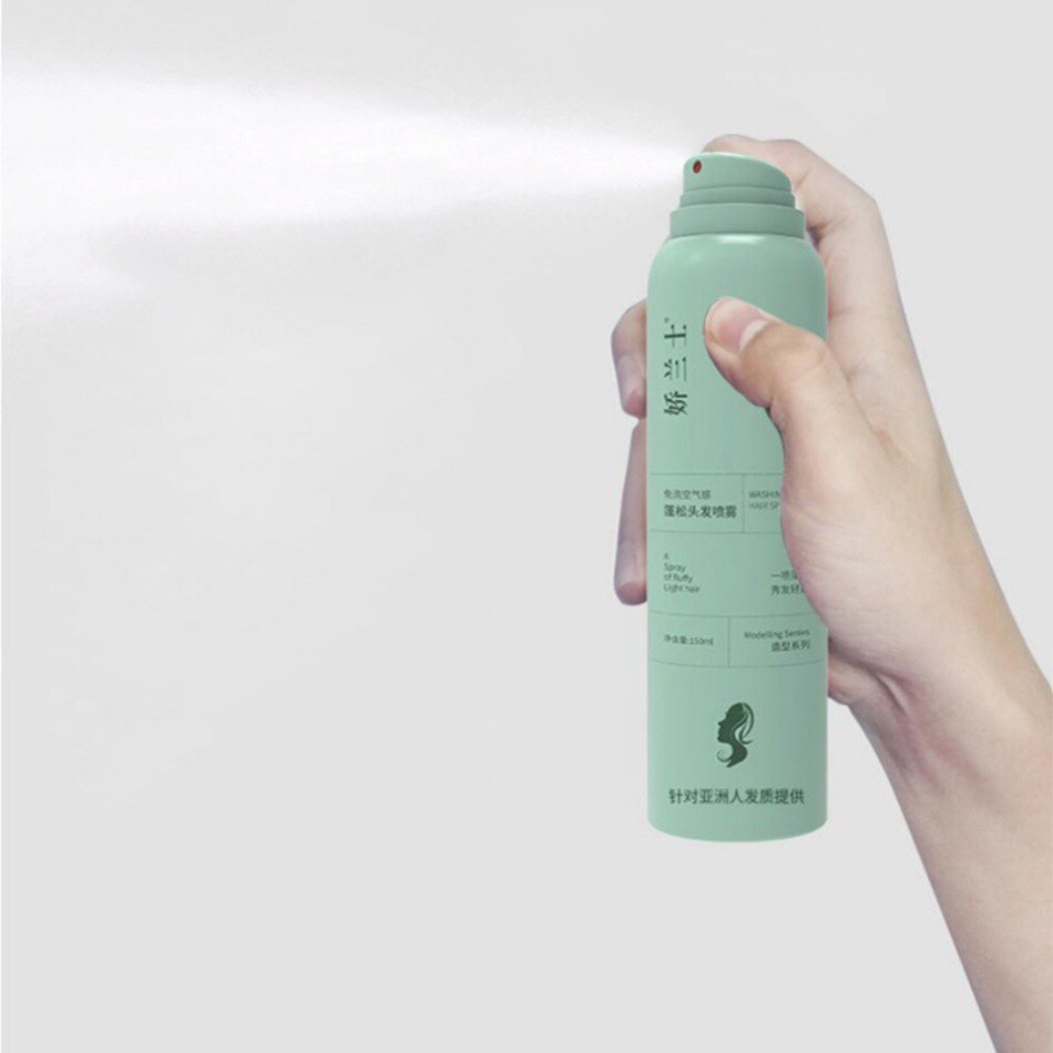 Dầu Gội Khô Dạng Xịt Làm Sạch Tóc Không Bết Dính Gội Đầu Khô Không Cần Nước Nội Địa Trung