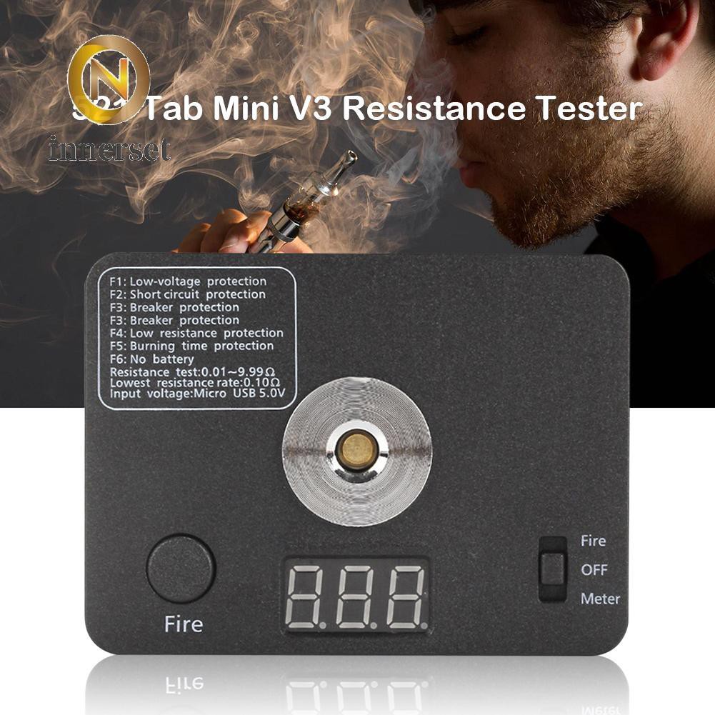 Thiết Bị Kiểm Tra Điện Trở 521 Tab Mini V3 Ohm Chuyên Dụng