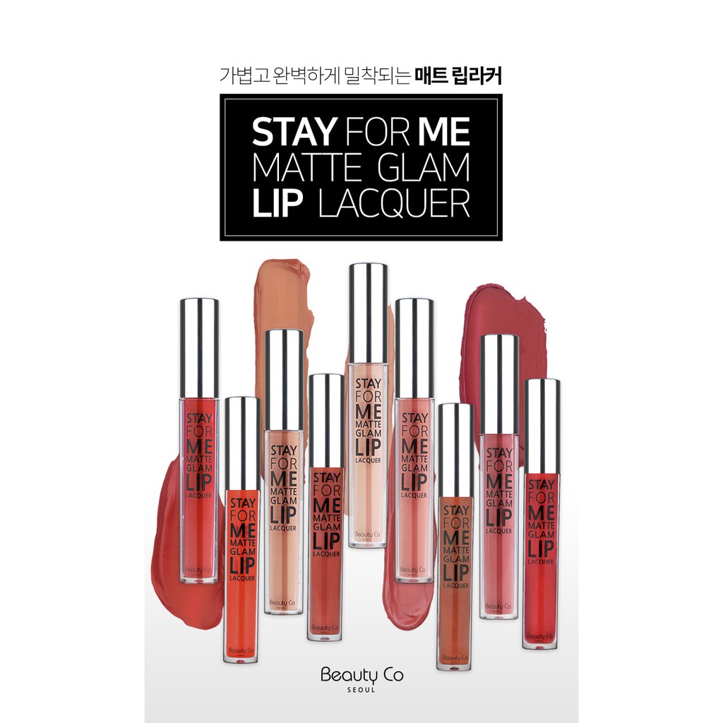Son lì Stay For Me Matte Glam Lip Lacquer