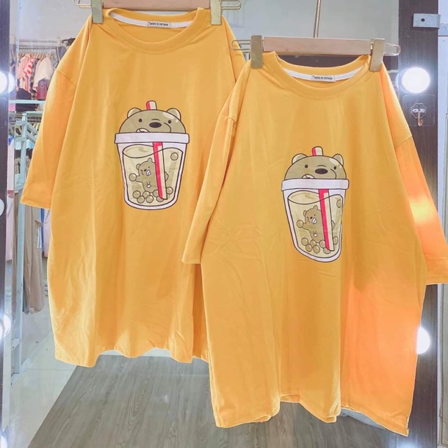 Áo trà sữa gấu tici TTB875