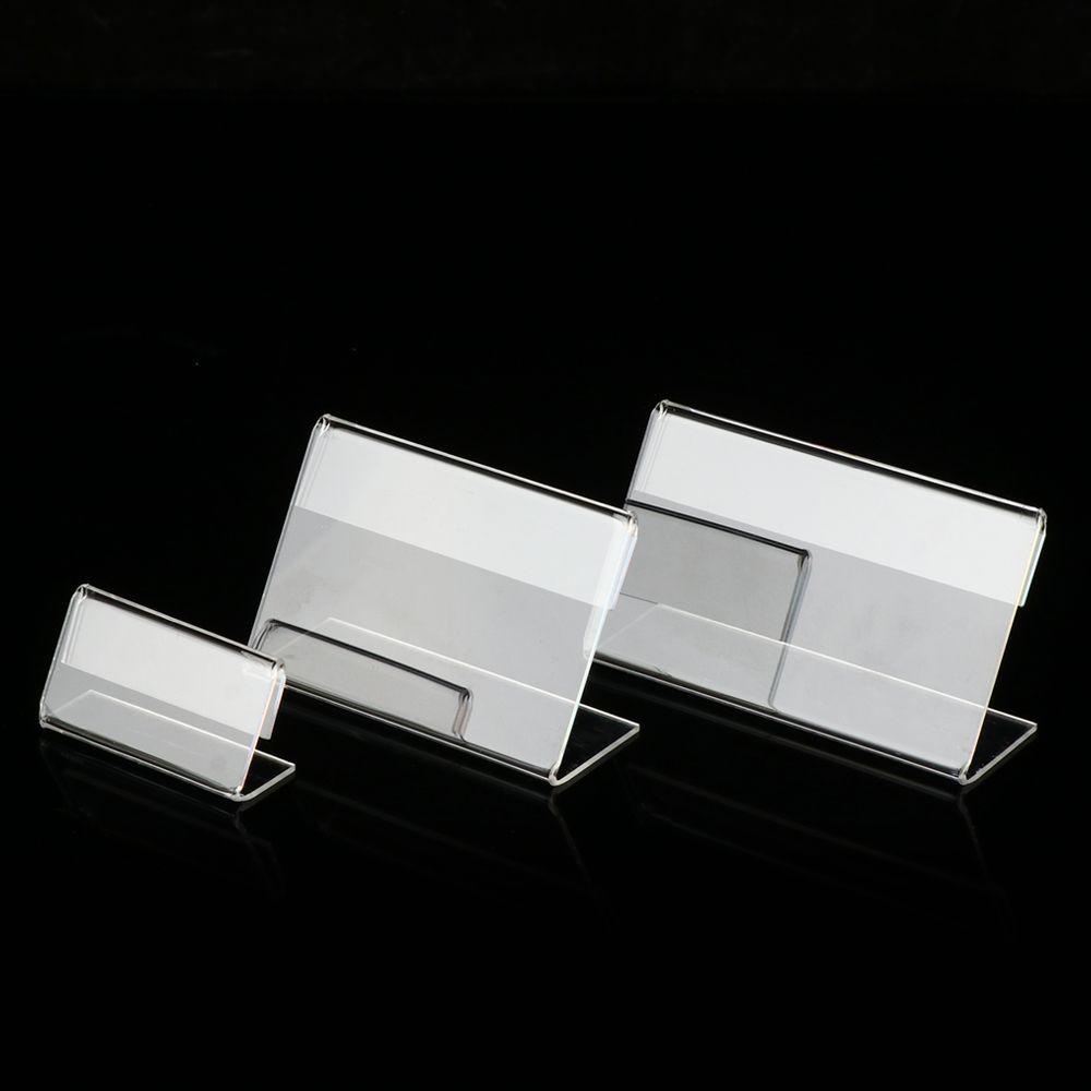 Giá Đỡ Bảng Tên Bằng Nhựa Acrylic Tiện Dụng Cho Siêu Thị