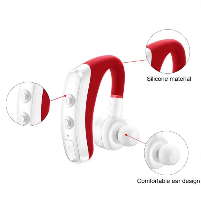 VODOOL K5 Bluetooth Earphone Stereo Single Car Wireless Headphones Handsfree Sport Headset Earphones With Mic For iPhone Xiaomi