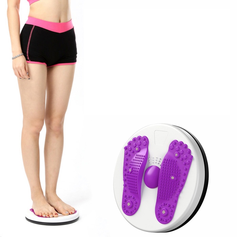Đĩa xoay eo, bàn xoay eo tập thể dục giảm mỡ kết hợp massage chân