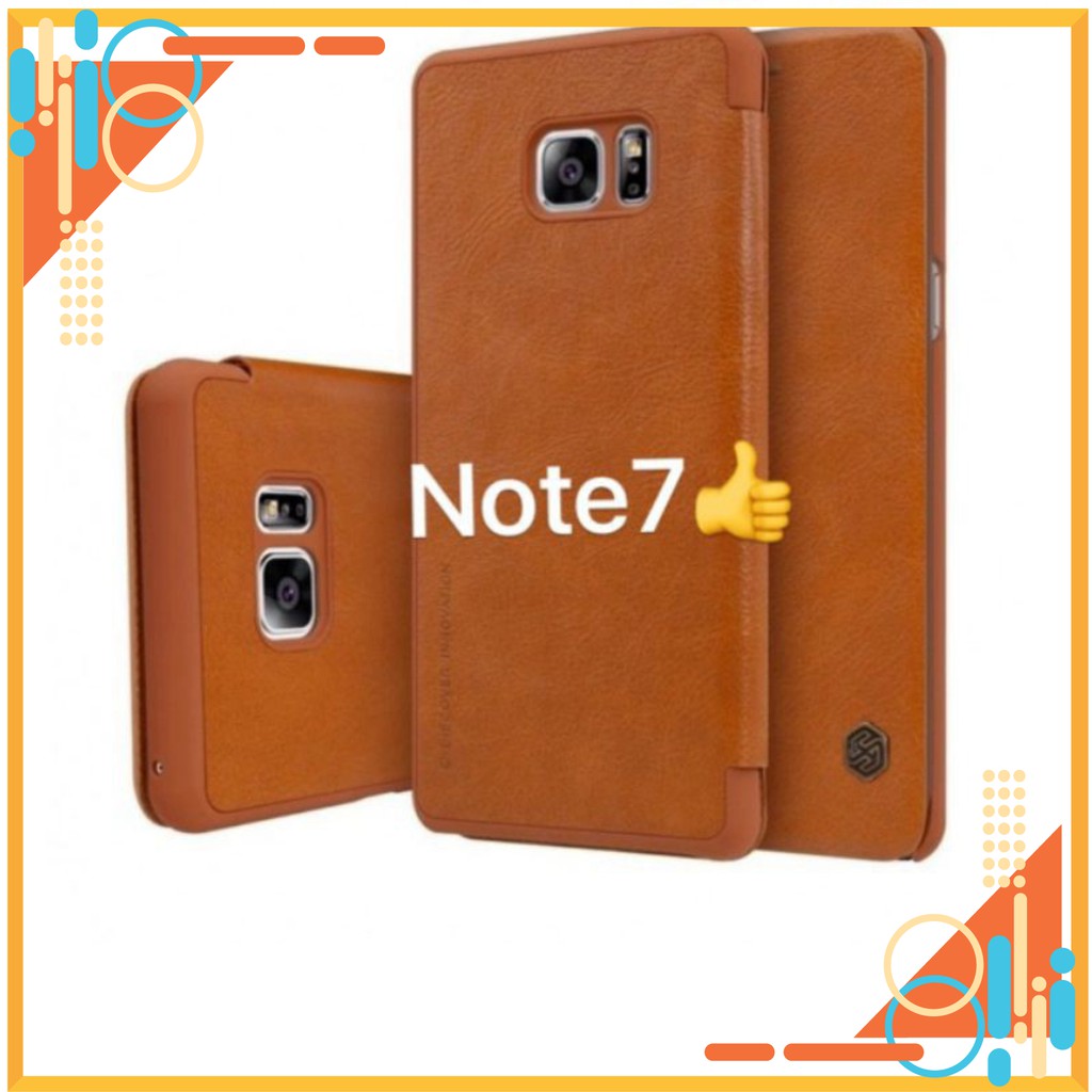 Bao da Galaxy Note FE / Note 7 Nillkin QIN chính hãng hana.case