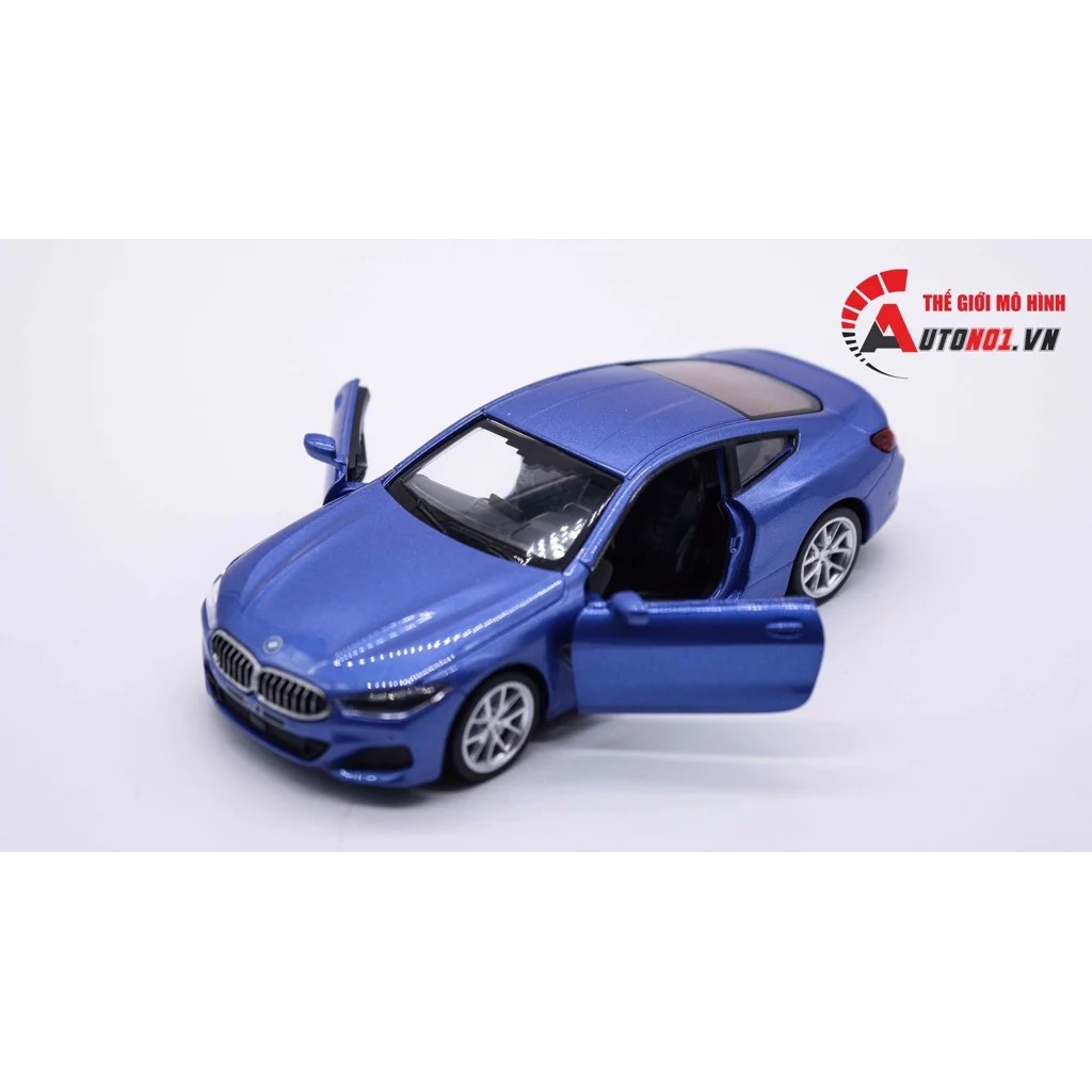 MÔ HÌNH XE BMW M850i COUPLE BLUE 1:35 DIECAST METAL 7460