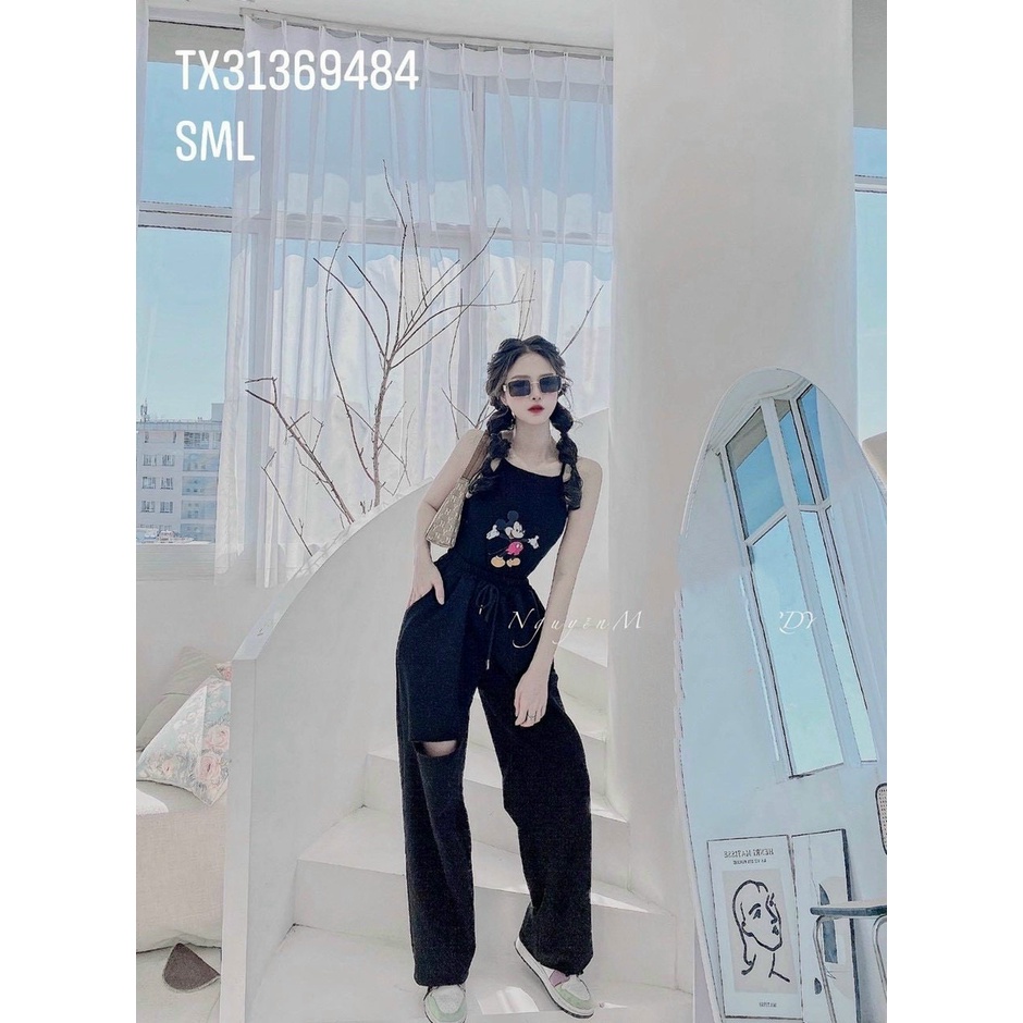 SET THỂ THAO ÁO MICKI QUẦN CẮT HÀNG NHẬP Ꮯɦấȶ Ꮮɨệʊ: thun . Size dưới 54kg vừa. Đơn giản mà xinh nha