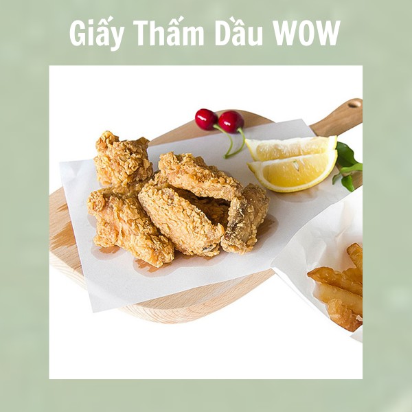 [HOT SALE] - Giấy thấm dầu thực phẩm 100 tờ 15x15cm - Siêu Thấm Hút | BigBuy360 - bigbuy360.vn