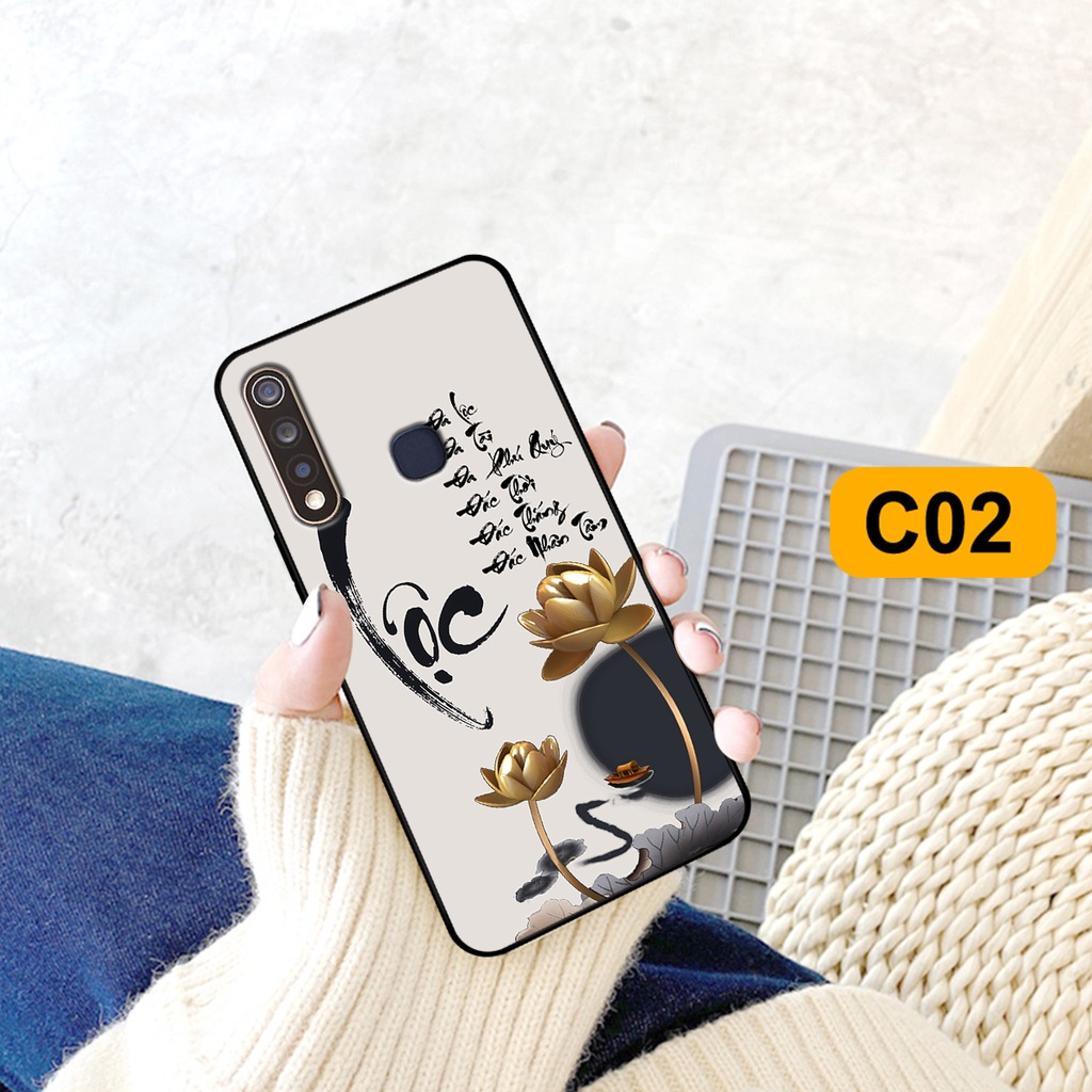 Ốp lưng Vivo Y19 - Vivo U3 in hình phong cách chữ thư pháp cha mẹ, tài lộc