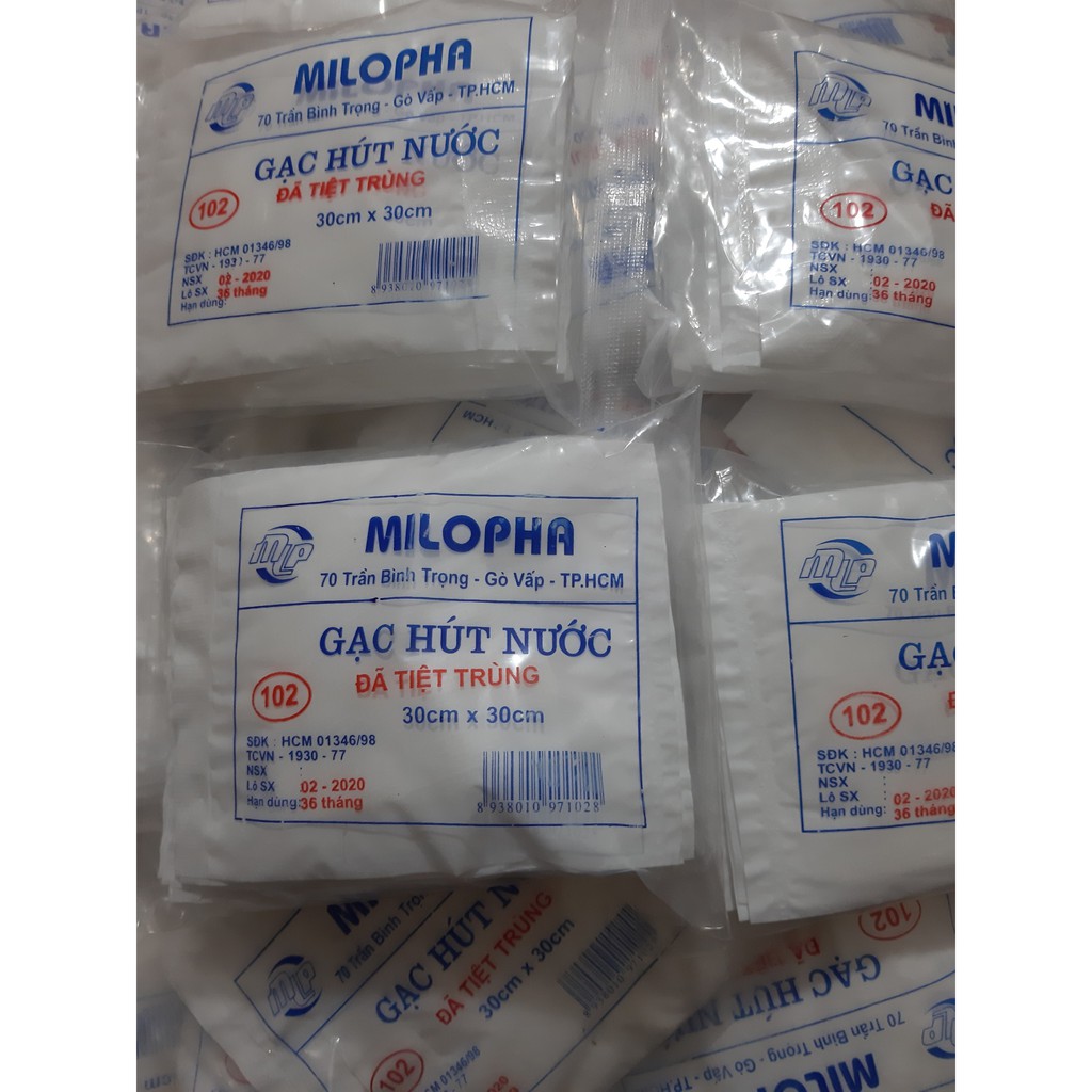 Gạc hút nước MILOPHA dùng trong spa - LA083