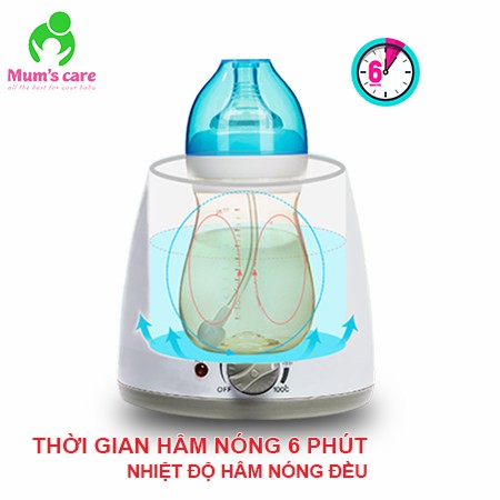 MÁY HÂM SỮA VÀ TIỆT TRÙNG BÌNH SỮA 4 CHỨC NĂNG MUM'S CARE MC7002