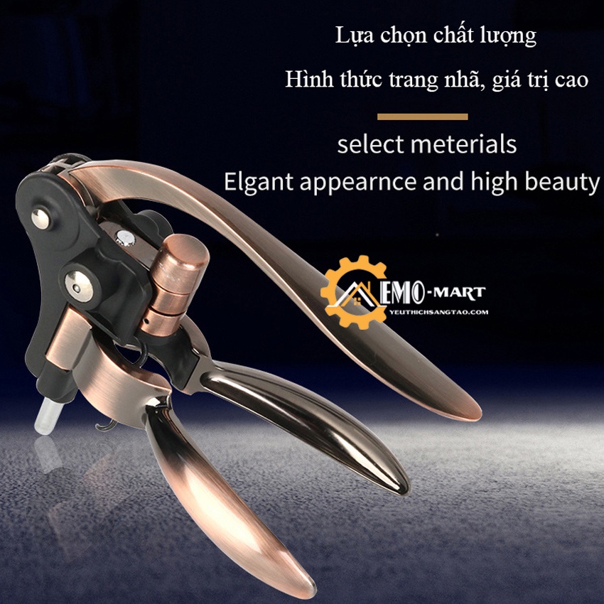 ⚡️𝐅𝐑𝐄𝐄 𝐒𝐇𝐈𝐏⚡️ Bộ Dụng Cụ Mở Rượu Vang 9 Món ⚡️ Hợp kim mới sang trọng, cao cấp - Tặng kèm nhiệt kế