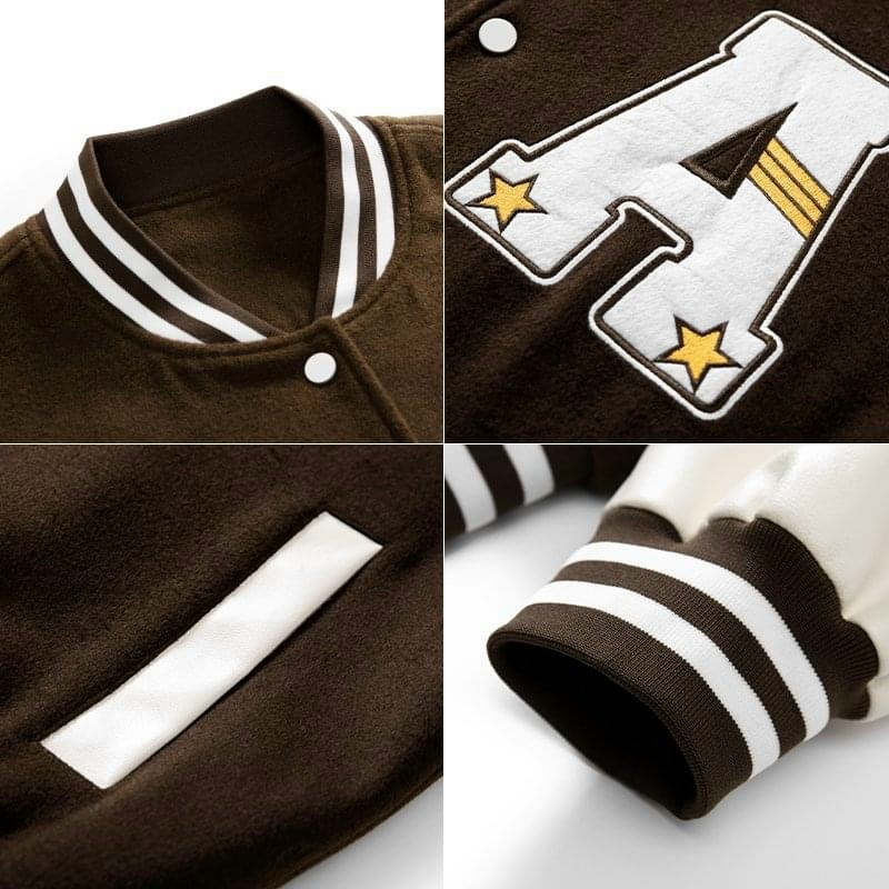 Áo Khoác Nỉ Nam Nữ, Áo Khoác Bomber Thêu Logo Chữ A Kèm Nhiều Họa TIết Siêu Hot.Tp