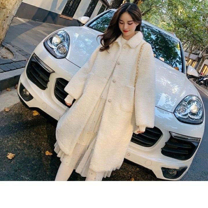 Áo Khoác Len Cashmere Dáng Dài Thời Trang Mùa Đông Cho Nữ